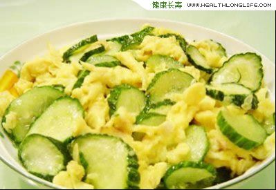 一周瘦二十斤 黃瓜雞蛋減肥法