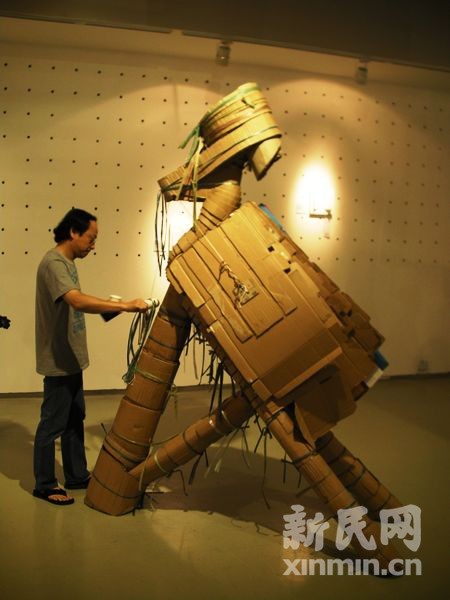 中德藝術家用環保材料體現城市可持續發展理念