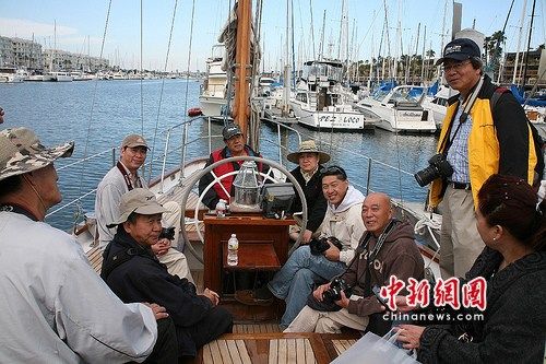美國華人俱樂部收購“海洋女神號”宣傳海洋環保