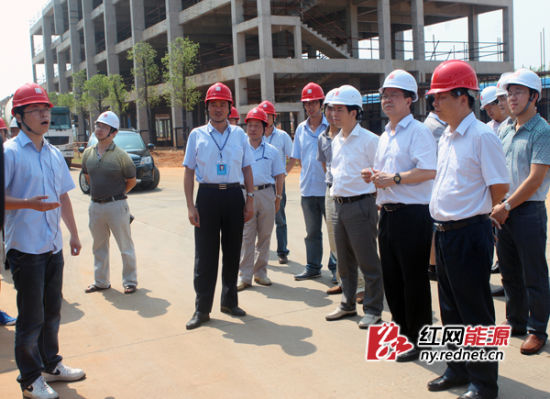 駐株省人大代表第一組到攸縣能源公司視察