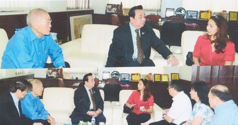 菲能源部長夫人拜會商總報告災區情況冀華社支持
