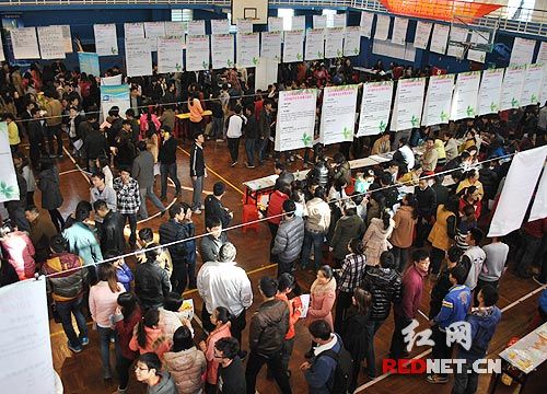 長沙環保學院舉辦畢業生供需見面會提供5000個工作崗位