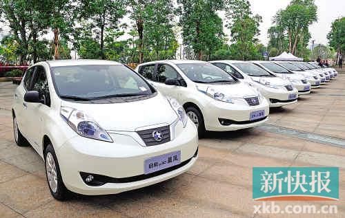 廣州到后年推廣萬輛新能源汽車