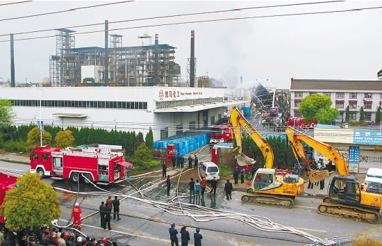 江蘇如皋一化工廠發生爆炸已致5人死亡